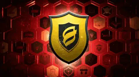 Изображение щита с логотипами компаний Symantec и McAfee, символизирующего их возможности по обеспечению безопасности конечных точек.